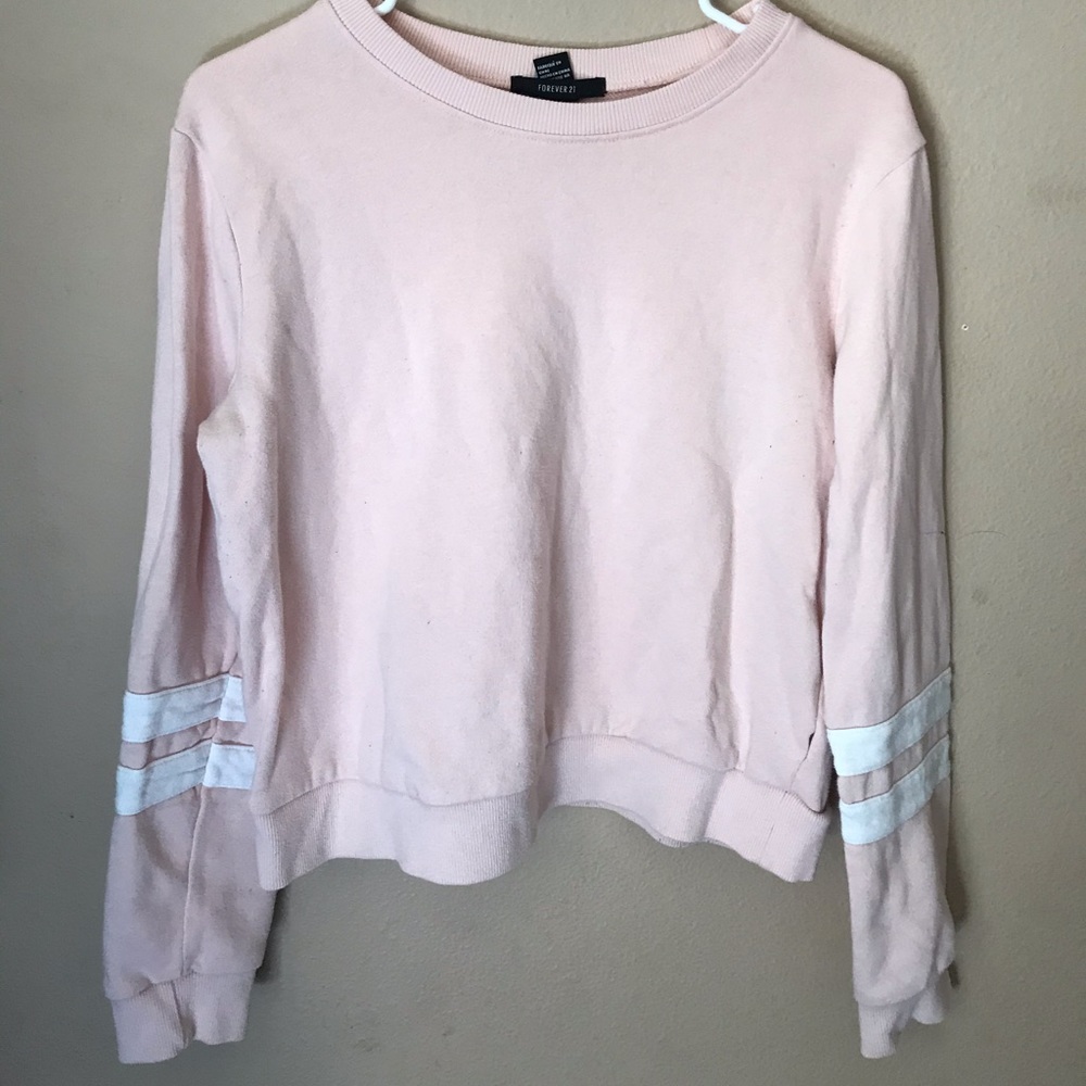 Blush cropped sweater
